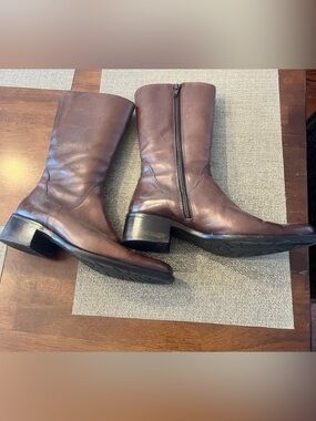 Mansfield leather boots‎